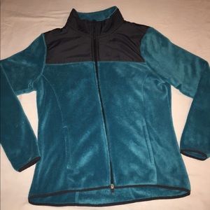 Danskin Now: Blue and Black Fuzzy Jacket